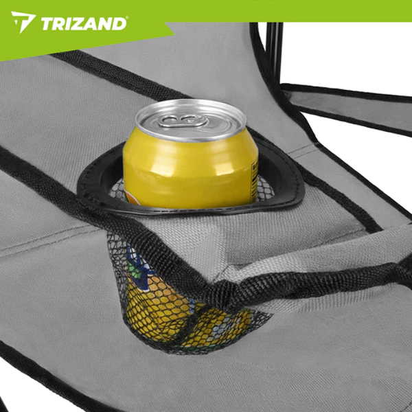 Chaise de pêche grise 23675