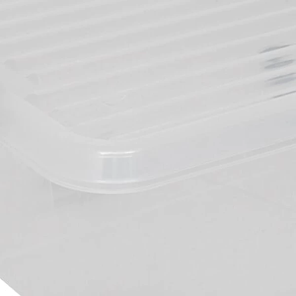 Boîte de rangement 35 L Clipbox – transparente