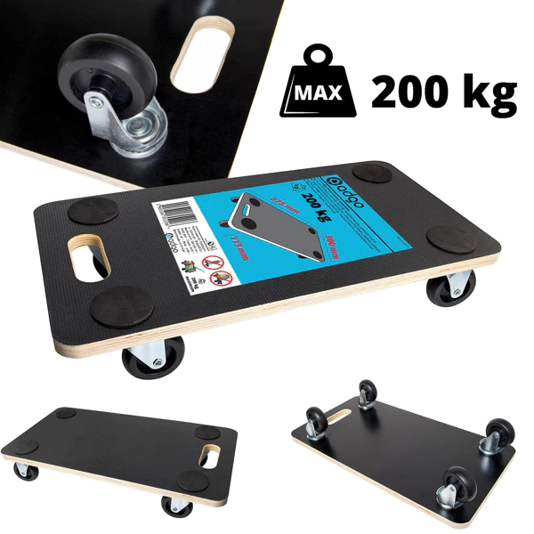 Plateforme de transport rectangulaire 600 x 300 mm