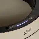 poubelle sensor metal 40l arg delta, beige