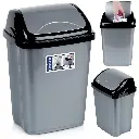 Poubelle en plastique grise 10 l