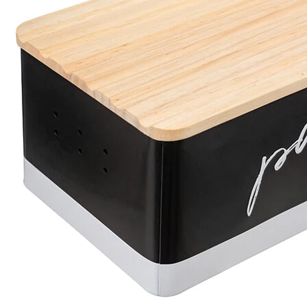 boîte baguette natureo noir, noir