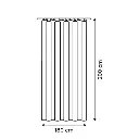 rideau douche lin color, beige lin