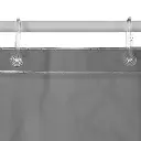 rideau douche gris eva, gris moyen