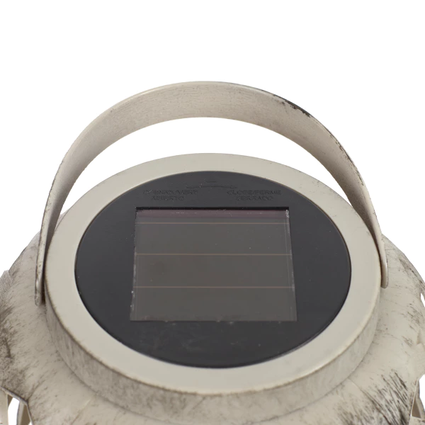 Lampe extérieure solaire effet bougie