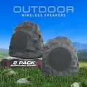 Enceintes Extérieures Bluetooth solaire Étanches Xtreme Rock – Pack 2