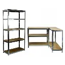 Étagère en métal, 5 niveaux de stockage, charge élevée