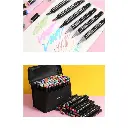 Lot de 80 marqueurs de couleur à double pointe