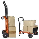 Chariot portatif à 4 roues, support pour sac poubelle