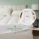 Surmatelas King BEDLORE en bambou – épais, respirant, soulage le dos