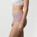 9105 Lot de 5 slips taille haute en coton bio