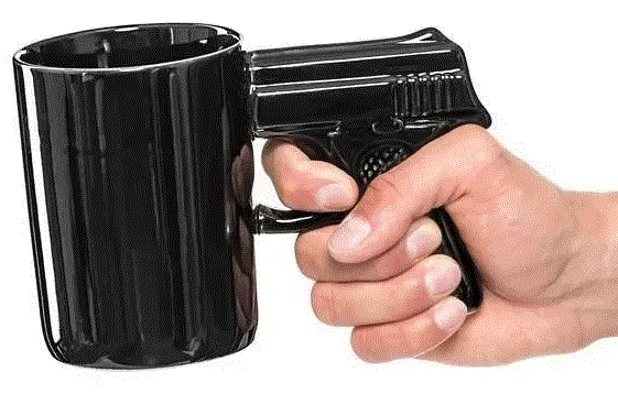 Tasse Pistolet Gun Mug – noire 