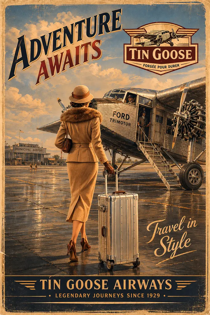 Valise Aluminium Tin Goose © Couleur 1805 Silver