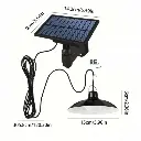 Lampe de jardin solaire LED suspendue avec détecteur