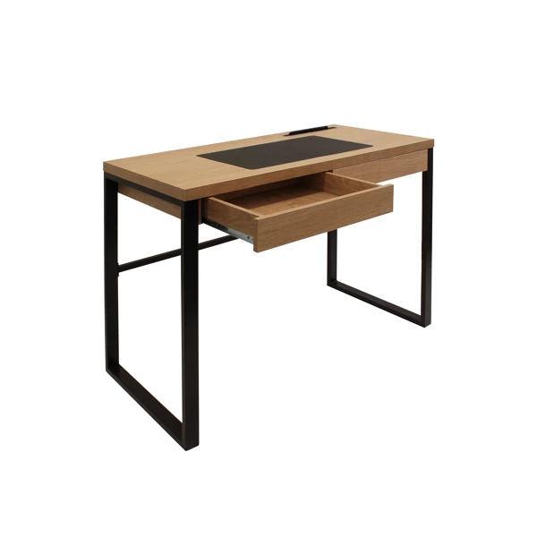 Bureau en bois et métal