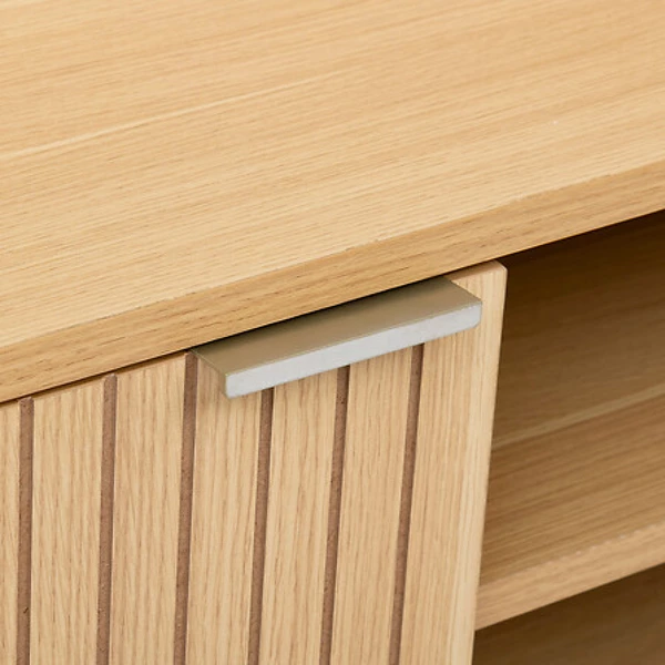 Meuble TV bois beige