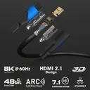 Câble HDMI 8K KabelDirekt – 4K120Hz / 8K60Hz