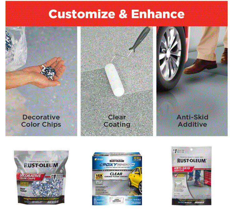 Rust-Oleum Epoxy shield kit de revêtement pour sol de garage