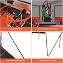 Jeu de Basket Arcade Pliable Double Panier