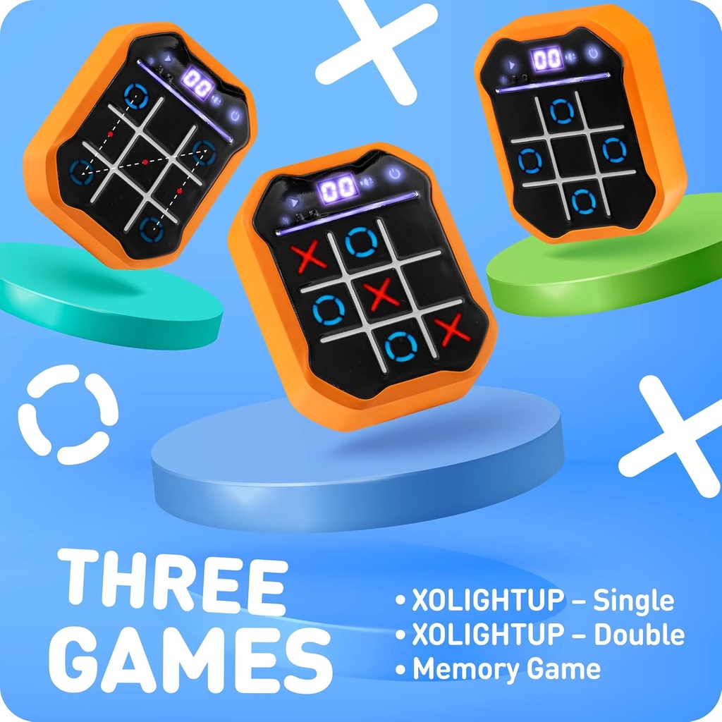 Morpion électronique avec effets sonores – Jeu de voyage 