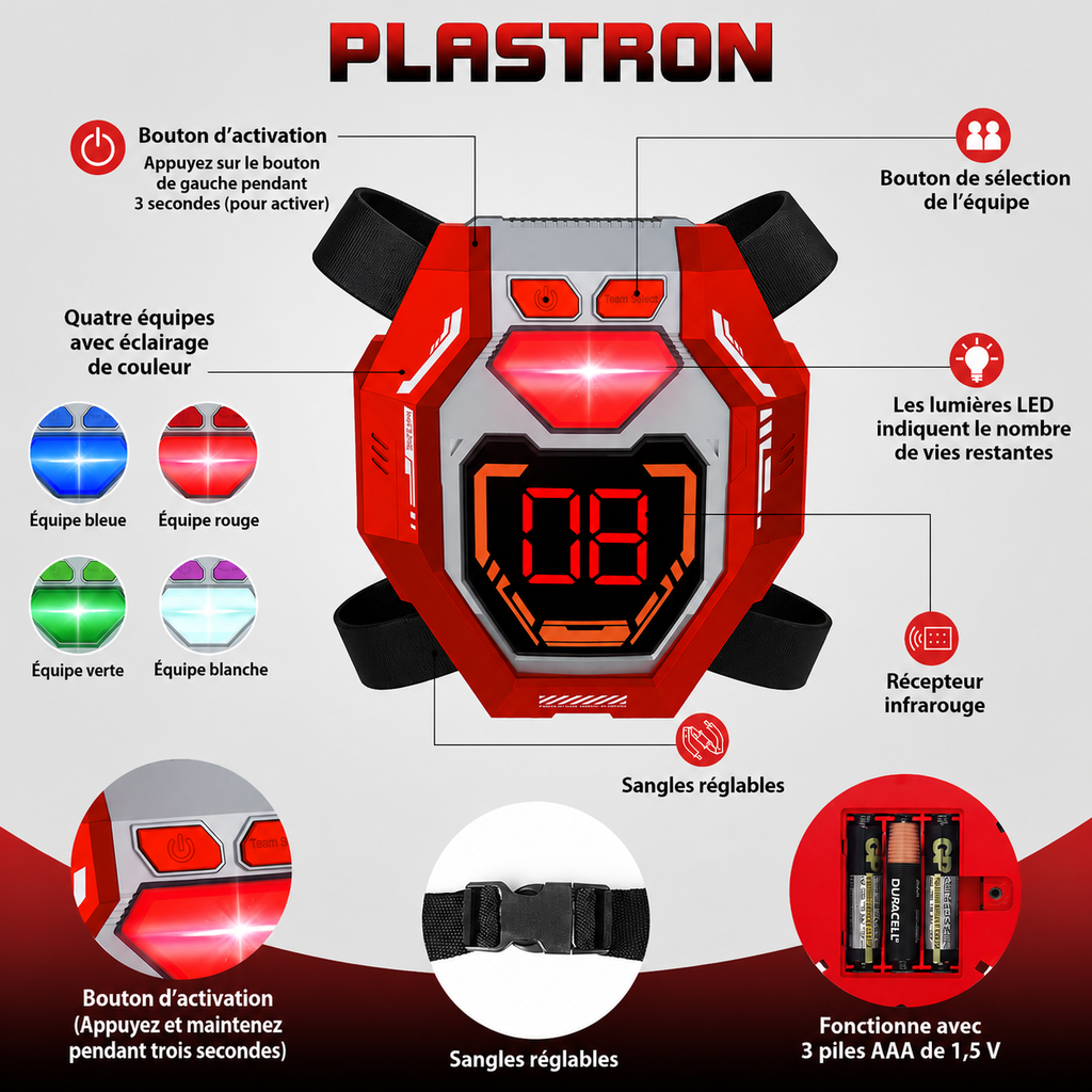 Laser Tag Guns pack de 4 