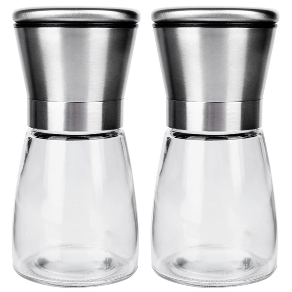 Moulin a poivre et sel en verre