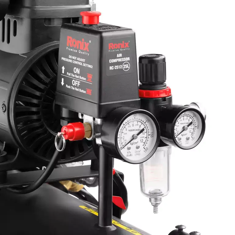 Compresseur silencieux 32kg 8 bar Ronix RC-5012