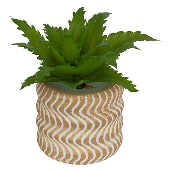 Mini plante grasse artificielle Ubi hauteur 7 cm 8 modeles assortis