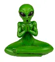 Cendrier Yoga Alien environ 13 cm