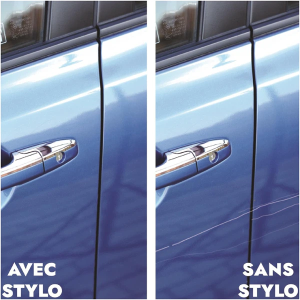 Stylo anti eraflures efface rayures