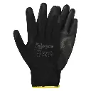 Gants de travail paume en PU noirs taille 10