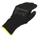 Gants de travail paume en PU noirs taille 10