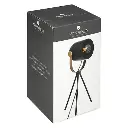 Lampe trepied Bil hauteur 45 cm noire