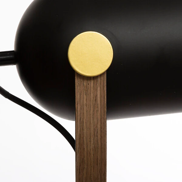 Lampe trepied Bil hauteur 45 cm noire