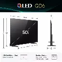 Smart TV Hisense TV QLED 4K 50 po Fire TV