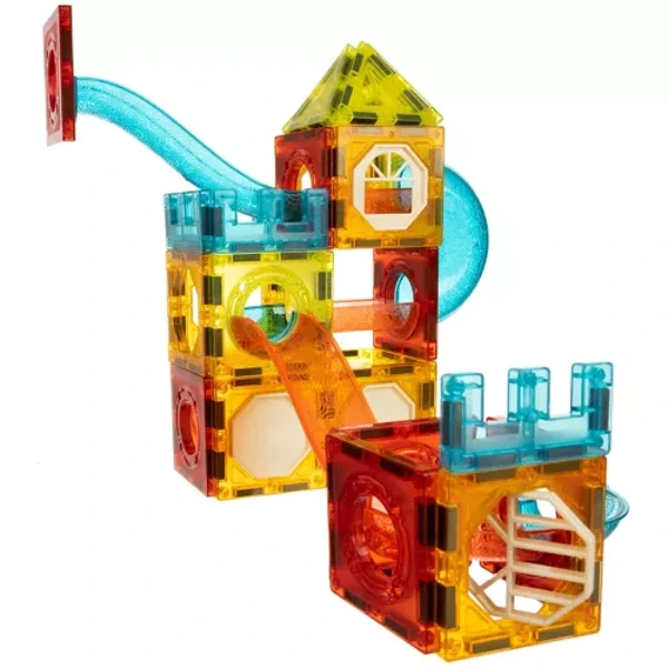 Blocs magnetiques avec piste 83 pieces Kruzzel 22684