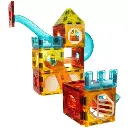 Blocs magnetiques avec piste 83 pieces Kruzzel 22684