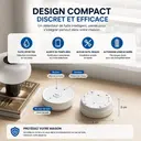 DEtecteur de Fuite d’Eau Intelligent Wi-Fi & Bluetooth – Contrôle du Débit et de la Consommation
