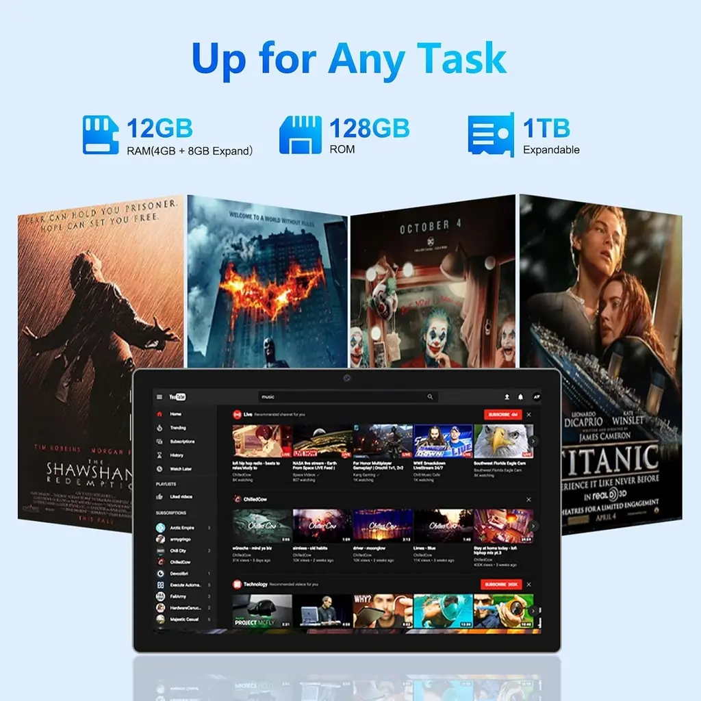 ATMPC Android 14 Tablet 10‘’ 