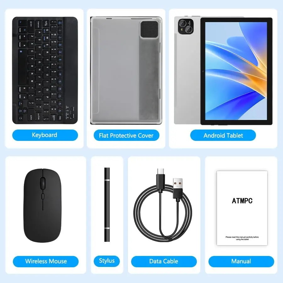 ATMPC Android 14 Tablet 10‘’ 