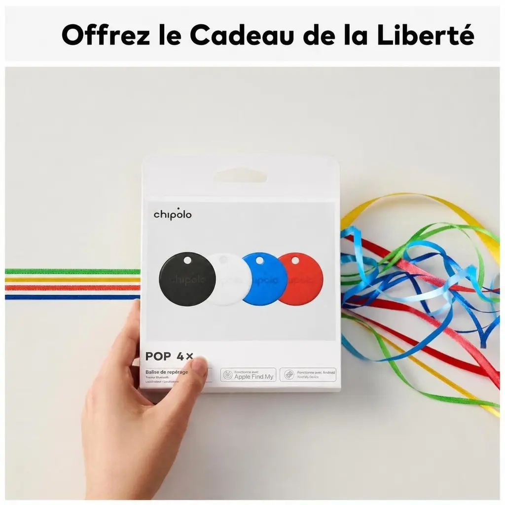 Traceur Bluetooth Chipolo POP - lot de 4 coloris — photo 5