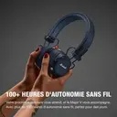 Casque Bluetooth Marshall Major V - Bleu nuit — photo 3