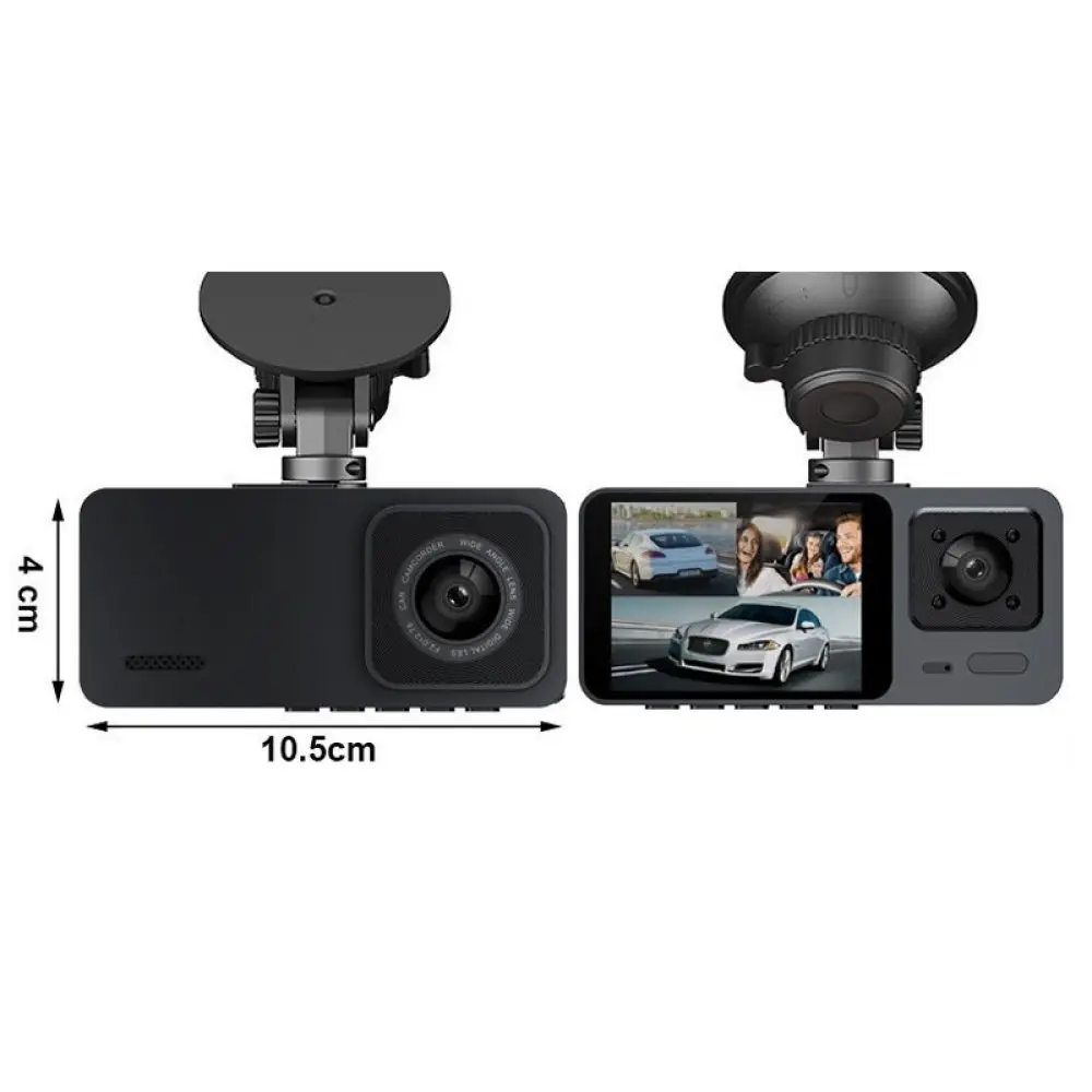 Dashcam S10 Pro 3 caméras WiFi Full HD - 2