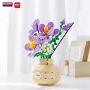 Balody Viola – bouquet en mini-blocs avec vase - 2