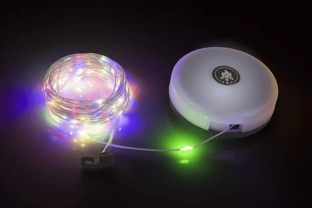Lampe de camping rechargeable 3-en-1 : torche, powerbank, ruban LED 10 m - 9