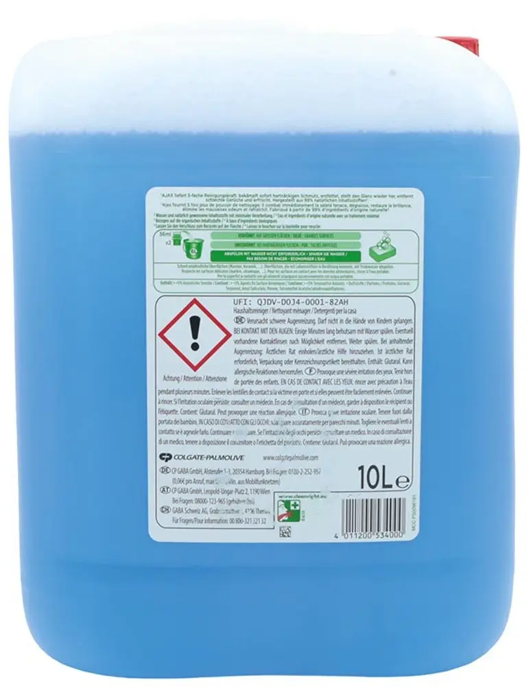 Nettoyant multi-usage Ajax parfum frais, bidon 10 L - 3