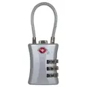 Cadenas à combinaison TSA pour valise, argent - 2
