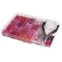 Boîte de perles avec pince Rayher, rose, 180 g - 3