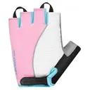 Gants de cyclisme enfant Spokey Piacenza, taille M, blanc/rose/bleu - 2