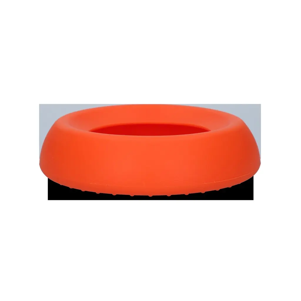 Gamelle anti-renversement en silicone Excellent Pets 300 ml, orange (S) - 4